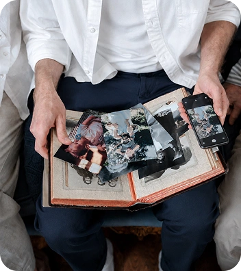 Family memories gathered together